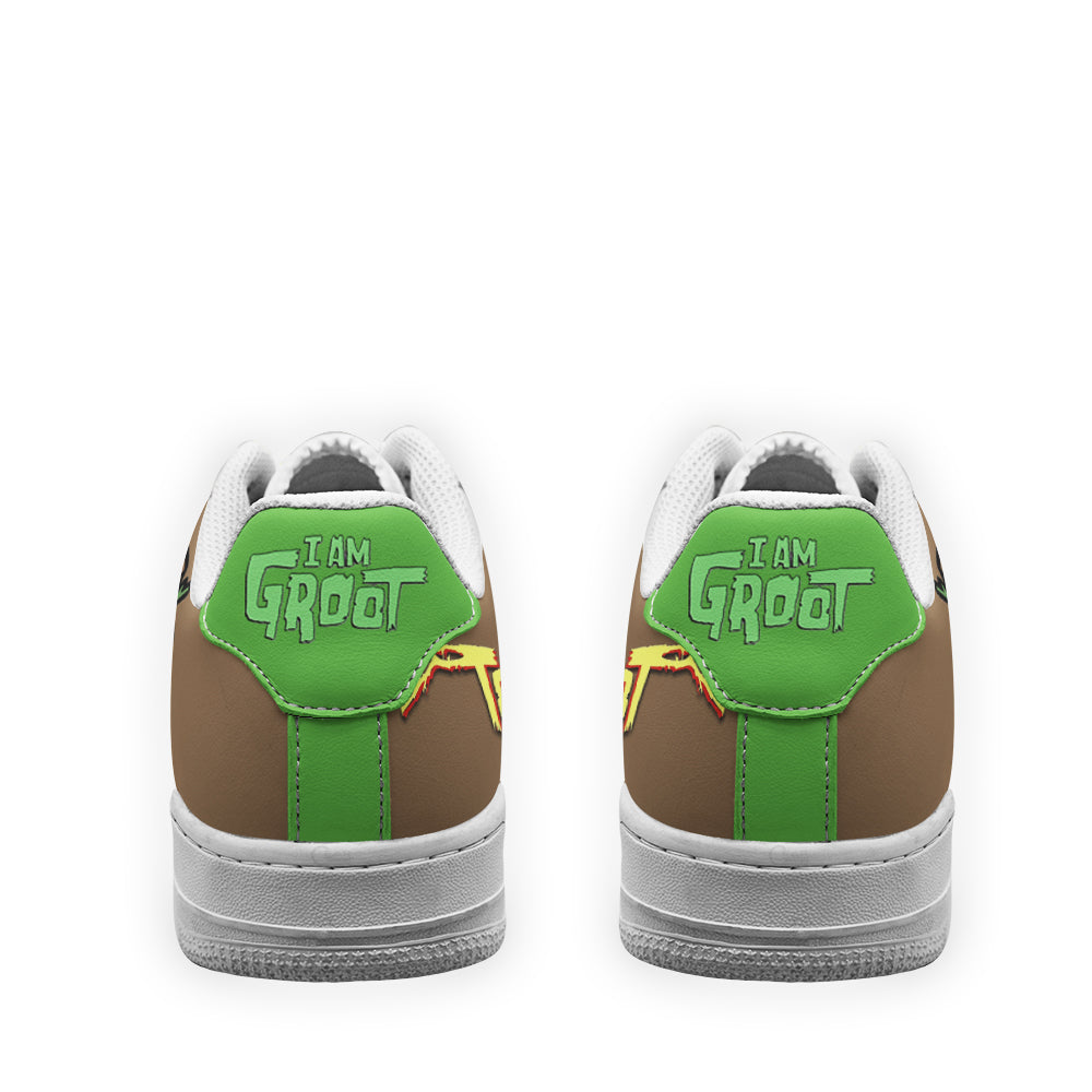 Groot Super Hero Custom Air Sneakers QD22- Cuztomshoes