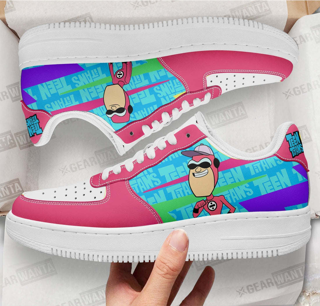 H.I.V.E. Five Air Sneakers Custom Teen Titan Go Cartoon Shoes- Cuztomshoes