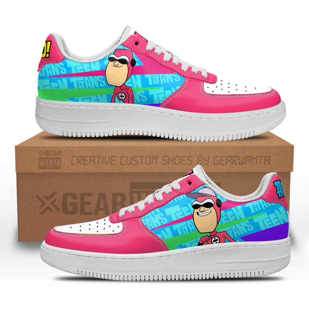H.I.V.E. Five Air Sneakers Custom Teen Titan Go Cartoon Shoes- Cuztomshoes