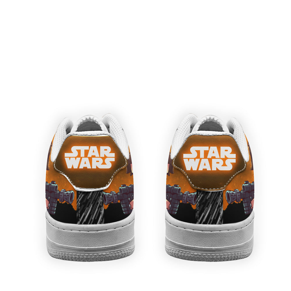 Han Solo Air Sneakers Custom Star Wars Shoes- Cuztomshoes