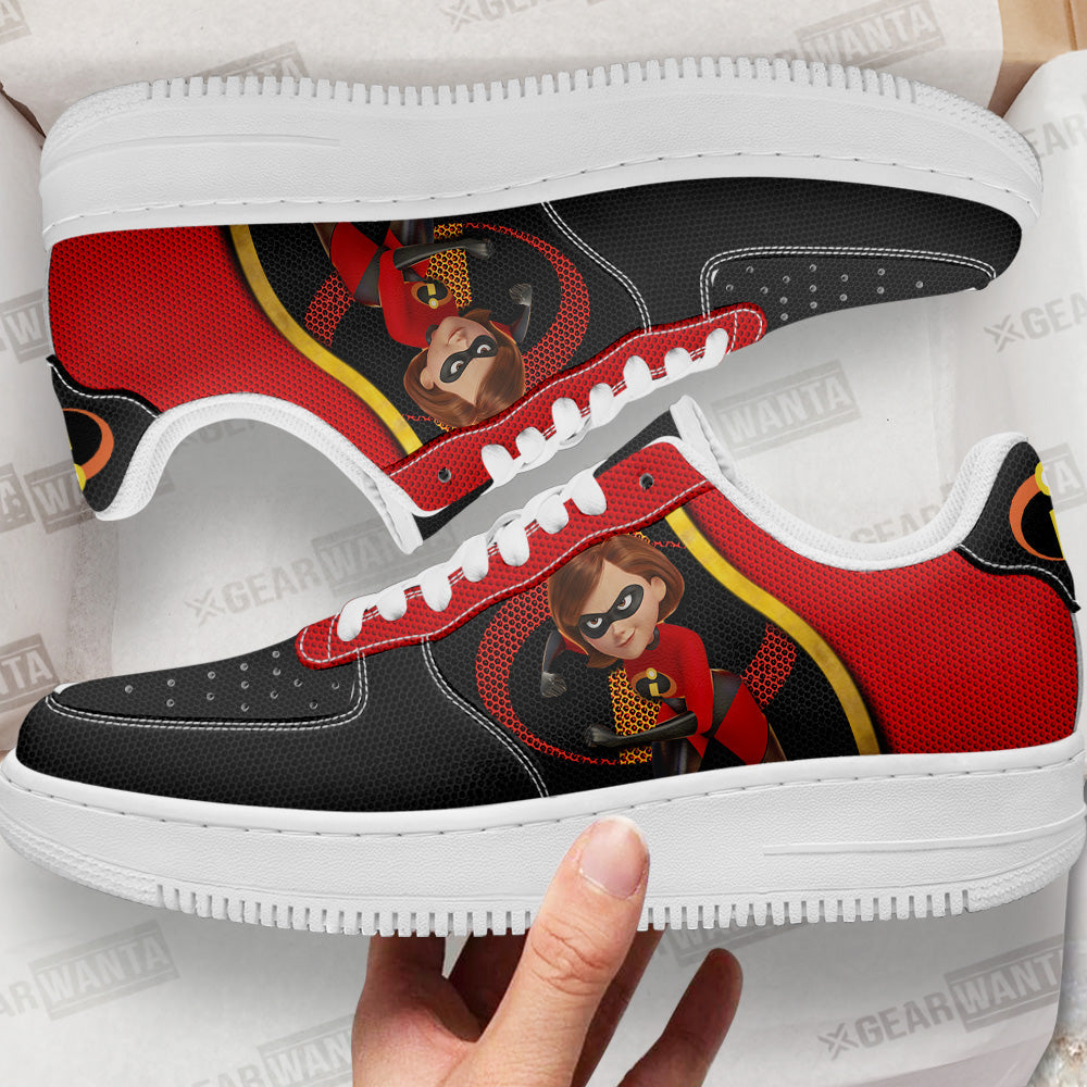 Helen Parr Elastigirl Air Sneakers Custom Incredible Family Cartoon Shoes- Cuztomshoes