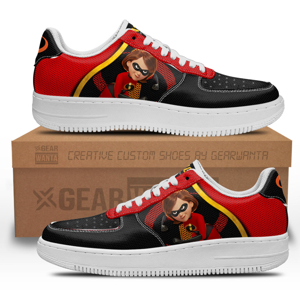 Helen Parr Elastigirl Air Sneakers Custom Incredible Family Cartoon Shoes- Cuztomshoes