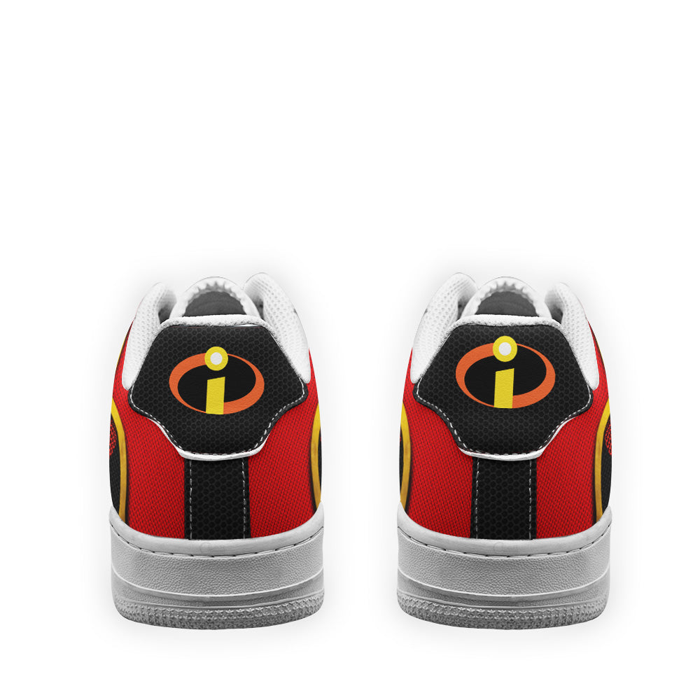 Helen Parr Elastigirl Air Sneakers Custom Incredible Family Cartoon Shoes- Cuztomshoes