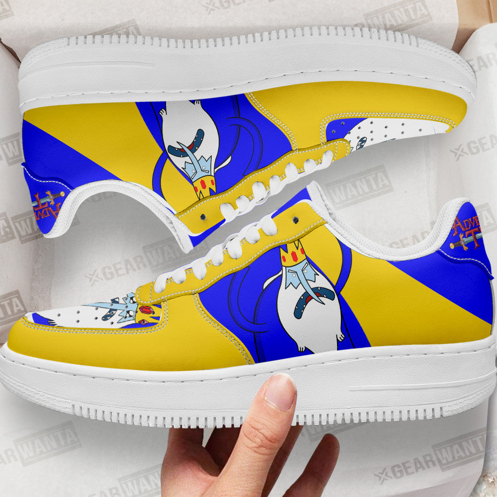 Ice King Simon Air Sneakers Custom Adventure Time Shoes- Cuztomshoes