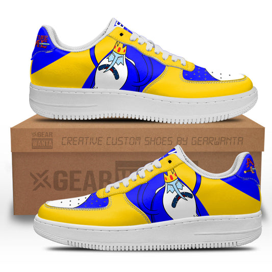 Ice King Simon Air Sneakers Custom Adventure Time Shoes- Cuztomshoes