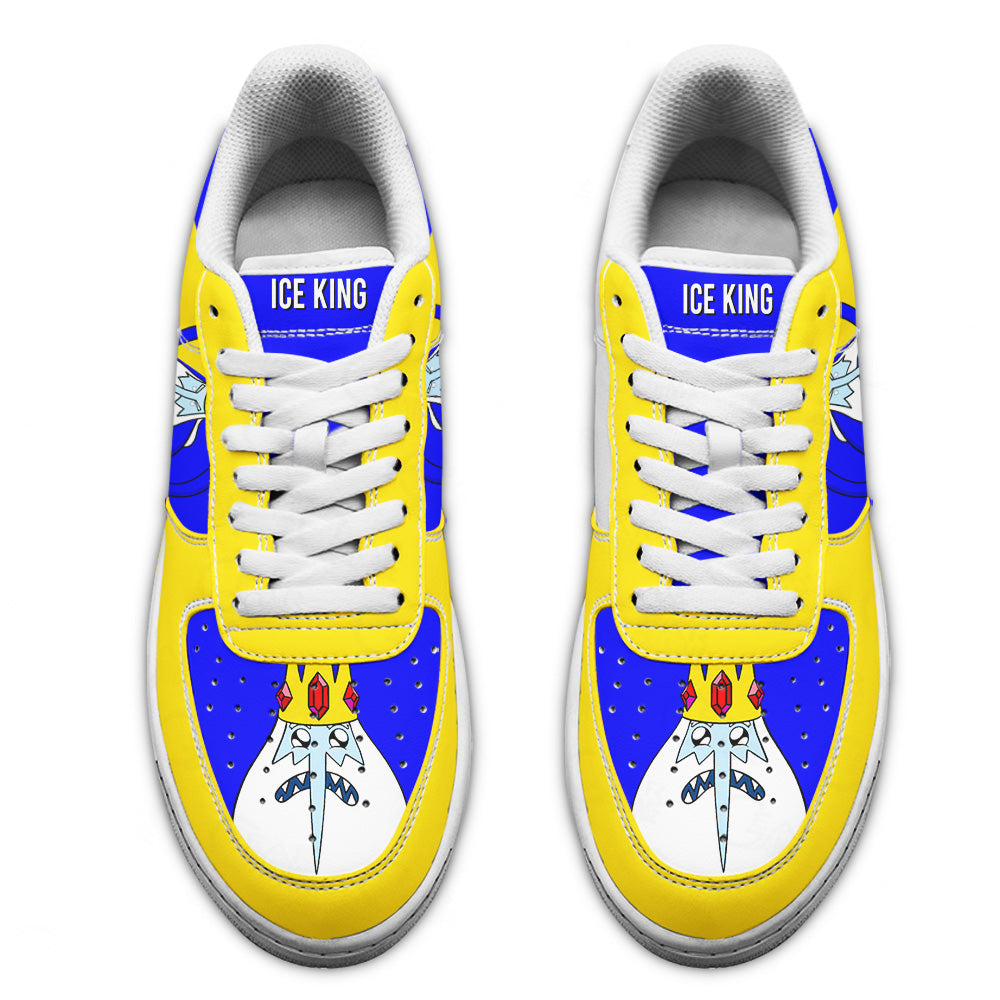 Ice King Simon Air Sneakers Custom Adventure Time Shoes- Cuztomshoes