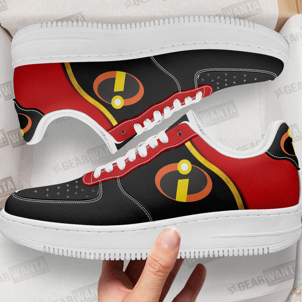 Incredible Family Air Sneakers Custom Cartoon Shoes- Cuztomshoes