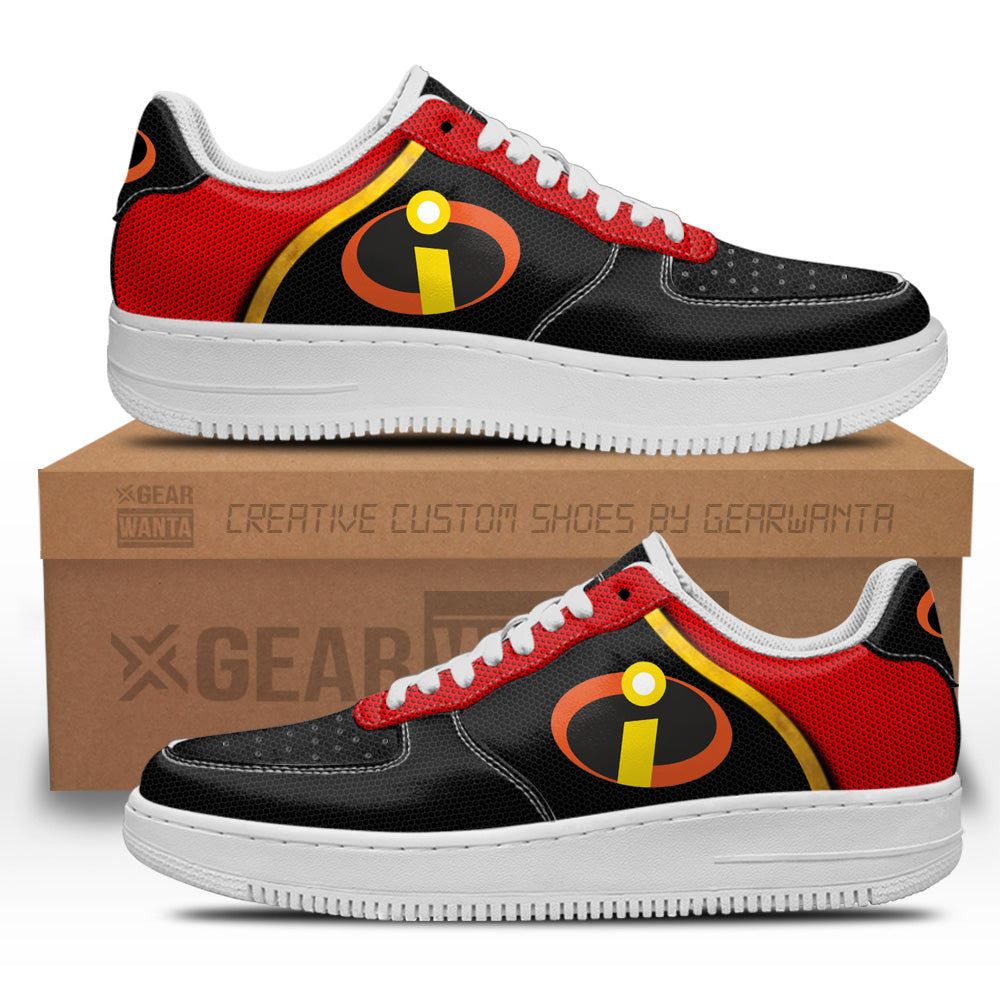 Incredible Family Air Sneakers Custom Cartoon Shoes- Cuztomshoes