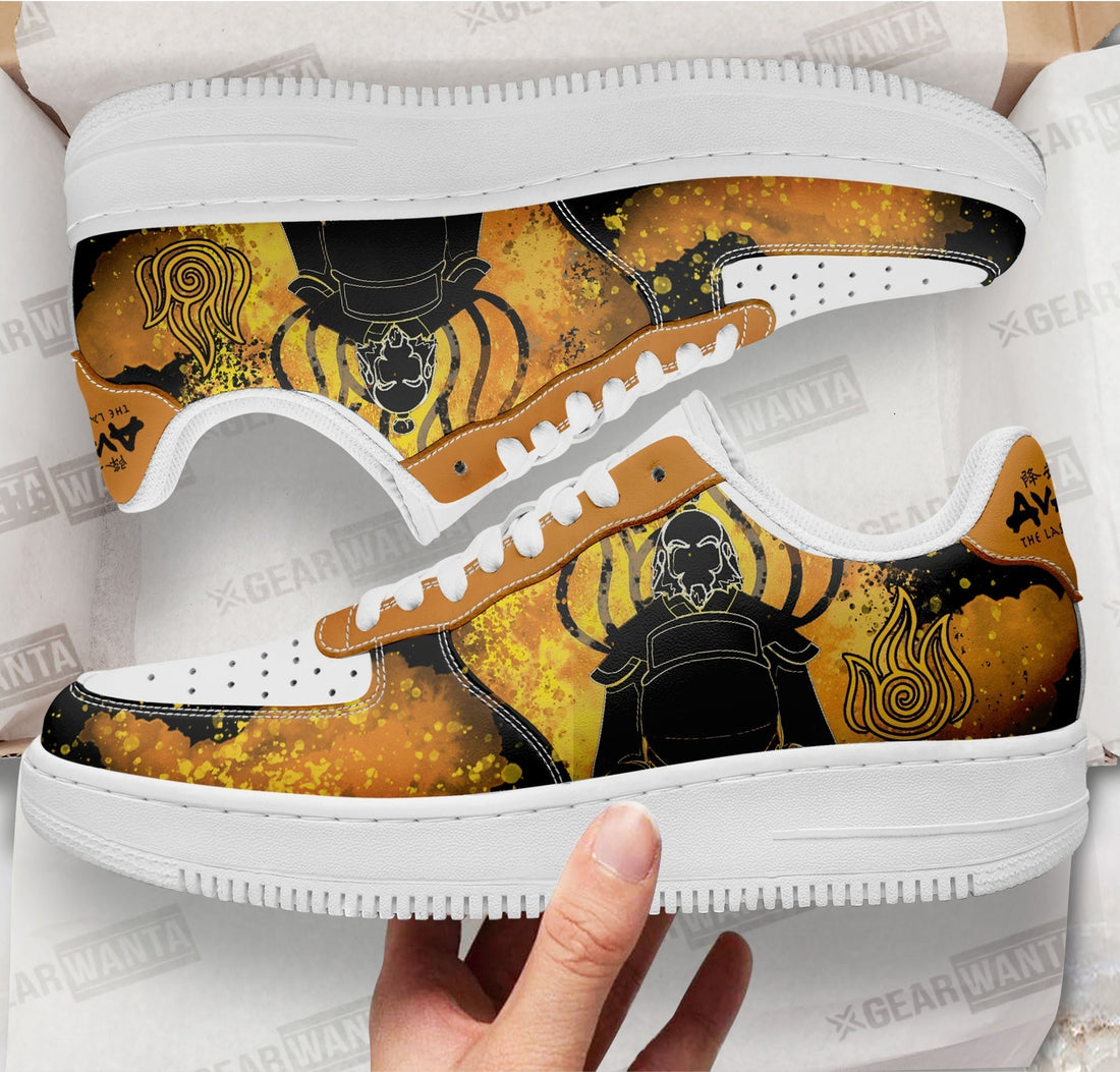 Iroh Fire Nation Air Sneakers Custom Avatar The Last Airbender Shoes- Cuztomshoes
