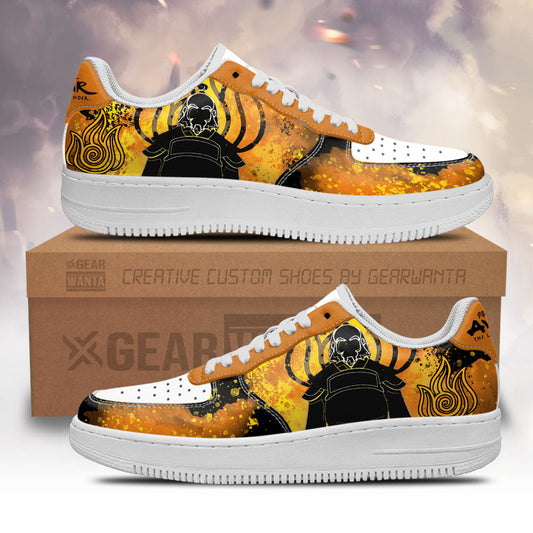 Iroh Fire Nation Air Sneakers Custom Avatar The Last Airbender Shoes- Cuztomshoes