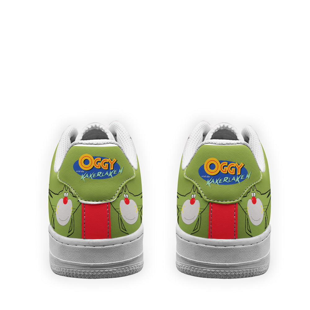 Jack Air Sneakers Custom Oggy and the Cockroaches Cartoon Shoes- Cuztomshoes