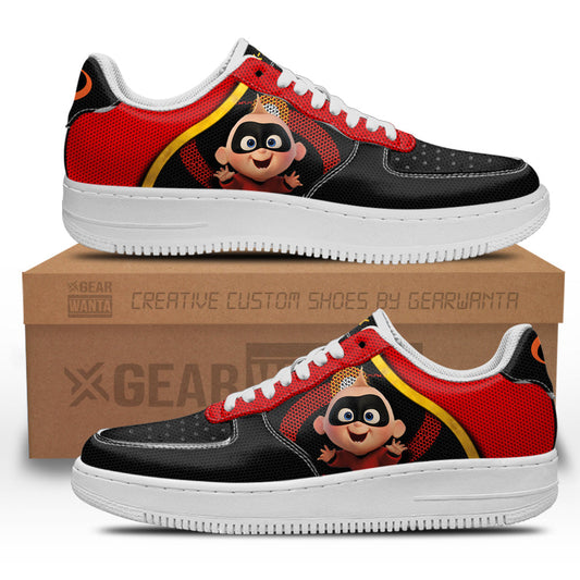 Jack-Jack Parr Air Sneakers Custom Incredible Family Cartoon Shoes- Cuztomshoes