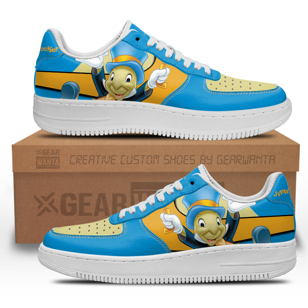 Jiminy Cricket Custom Cartoon Air Sneakers LT13- Cuztomshoes