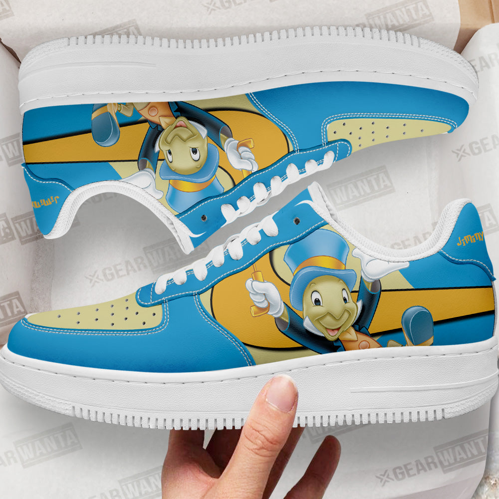 Jiminy Cricket Custom Cartoon Air Sneakers LT13- Cuztomshoes