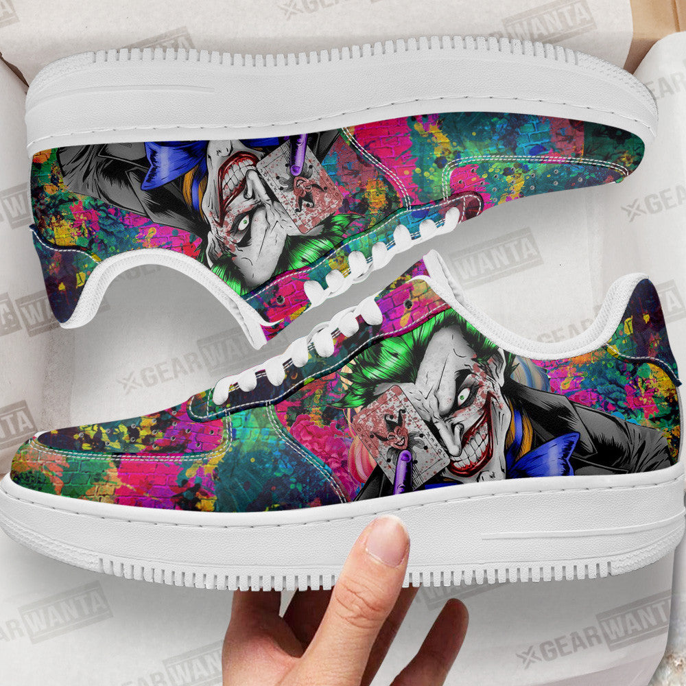 Joker Air Sneakers Custom For Fans- Cuztomshoes