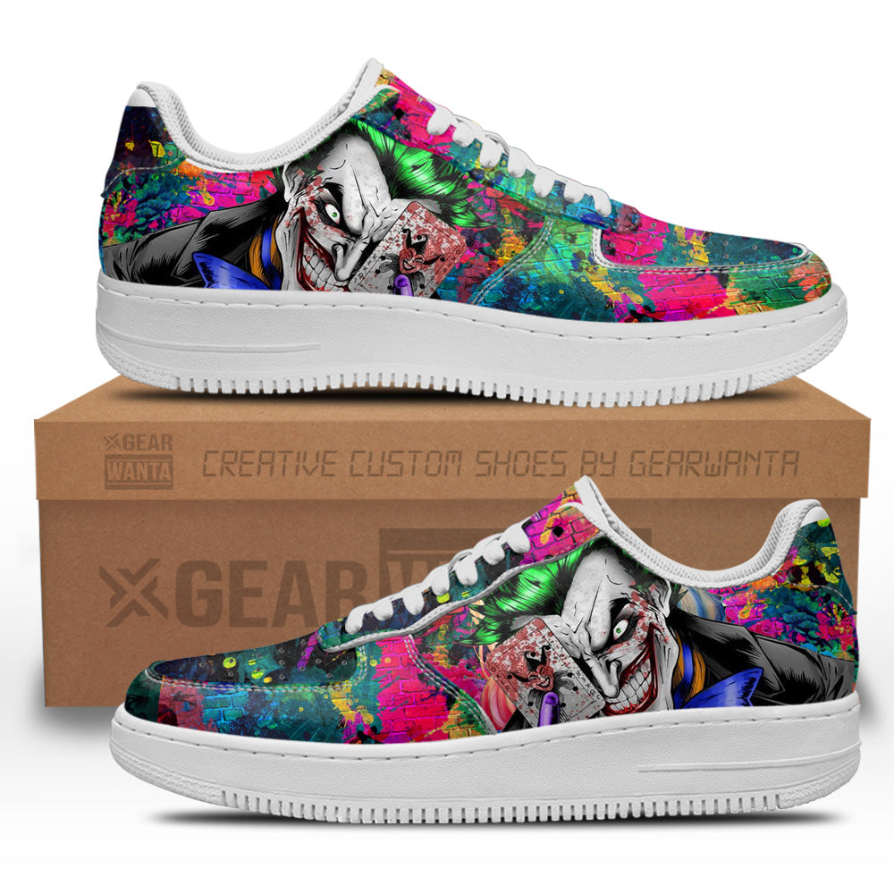 Joker Air Sneakers Custom For Fans- Cuztomshoes