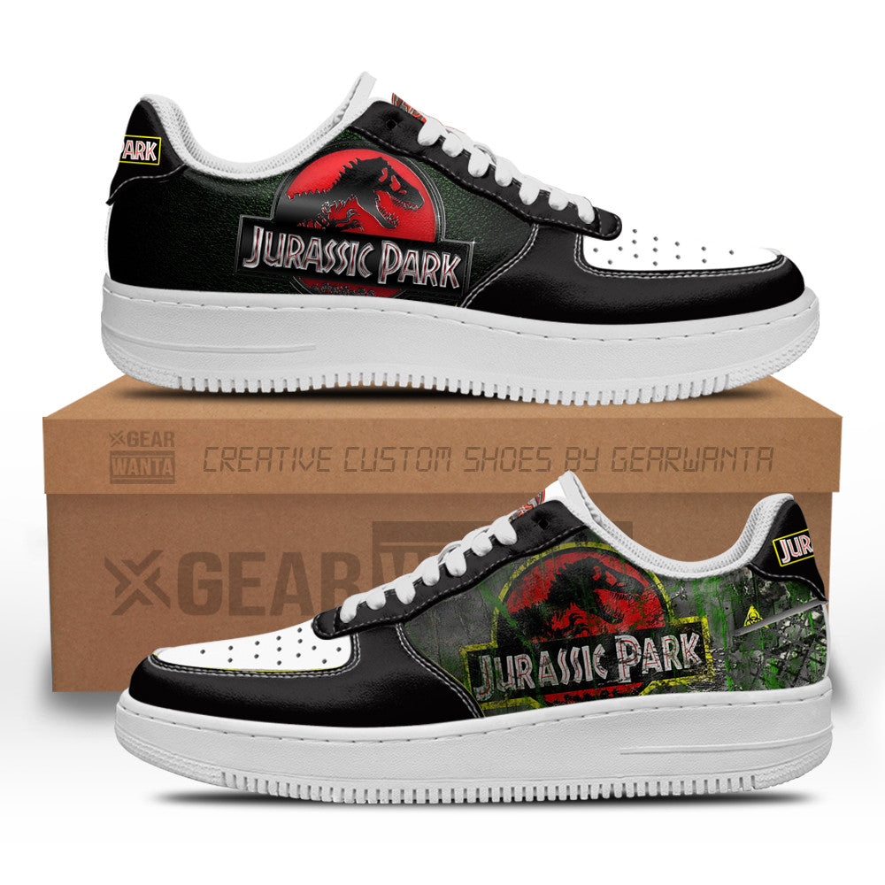 Jurassic Park Custom Air Sneakers QD11- Cuztomshoes