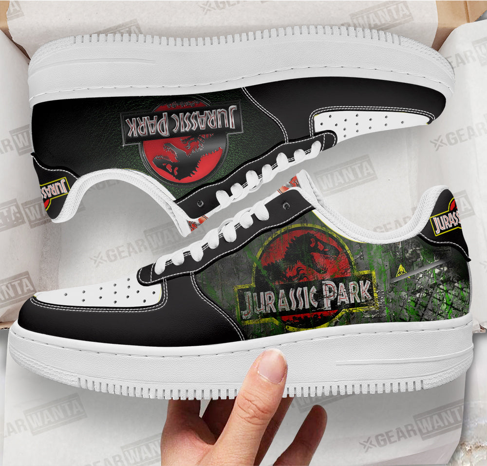 Jurassic Park Custom Air Sneakers QD11- Cuztomshoes