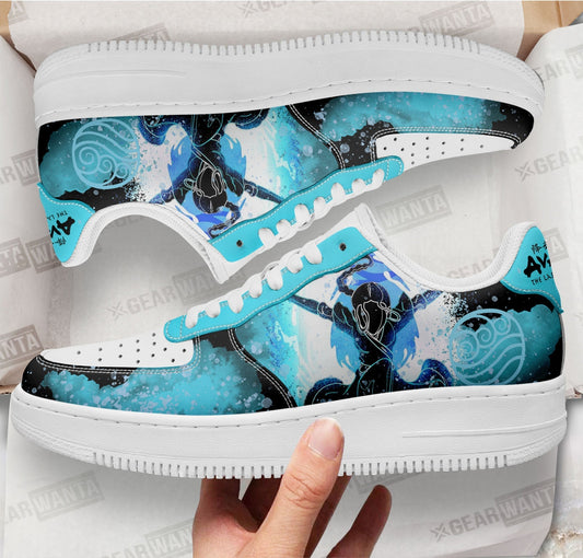 Katara Waterbending Air Sneakers Custom Avatar The Last Airbender Shoes- Cuztomshoes