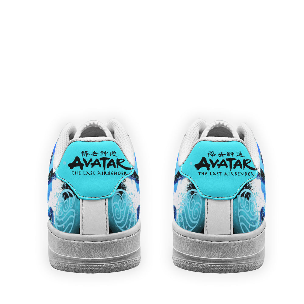 Katara Waterbending Air Sneakers Custom Avatar The Last Airbender Shoes- Cuztomshoes