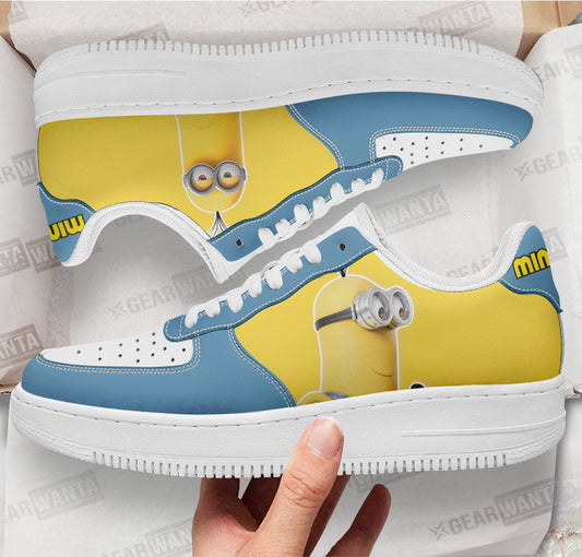 Kevin Despicable Me Custom Air Sneakers QD06- Cuztomshoes