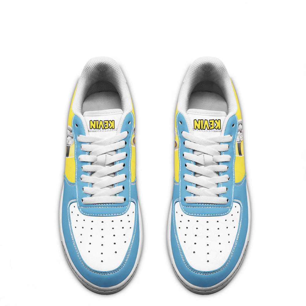 Kevin Despicable Me Custom Air Sneakers QD06- Cuztomshoes