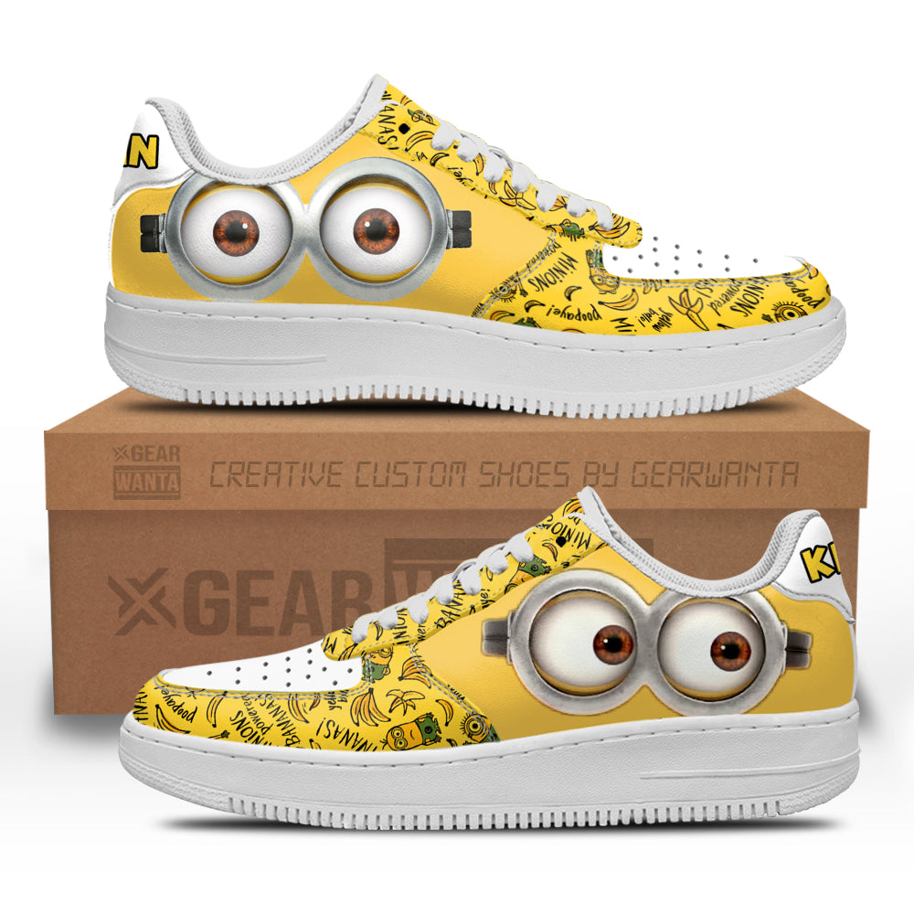 Kevin Minion Air Sneakers Custom Shoes- Cuztomshoes