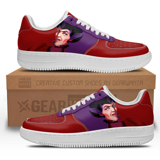 Lady Tremaine Cinderella Custom Air Sneakers LT06- Cuztomshoes