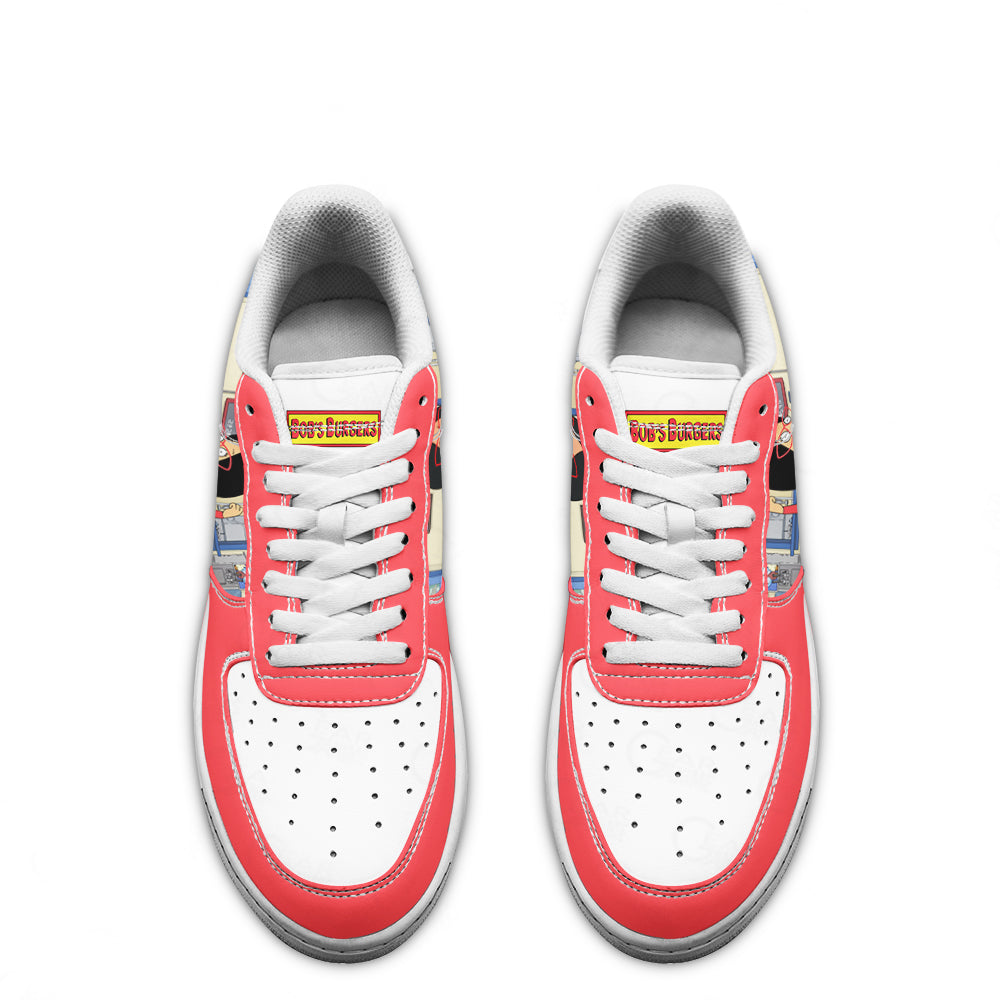 Linda Belcher Bob's Burger Custom Air Sneakers QD12- Cuztomshoes