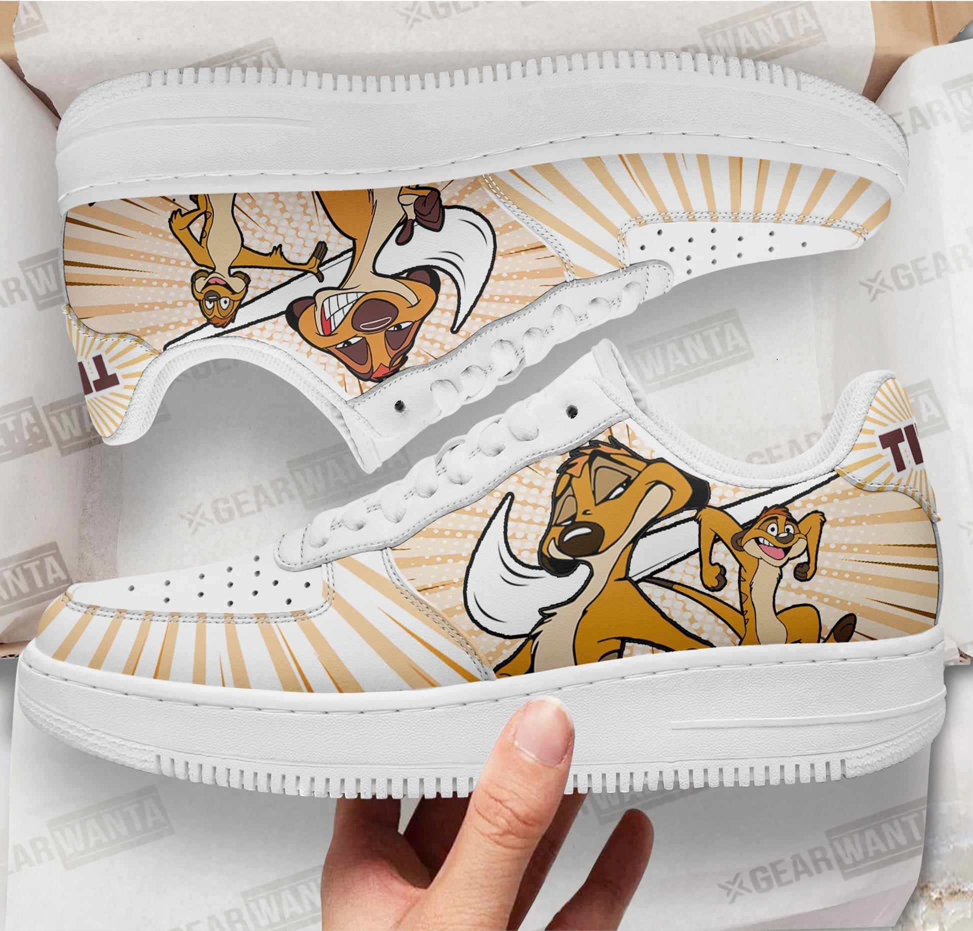 Lion King Timo Air Sneakers Custom- Cuztomshoes