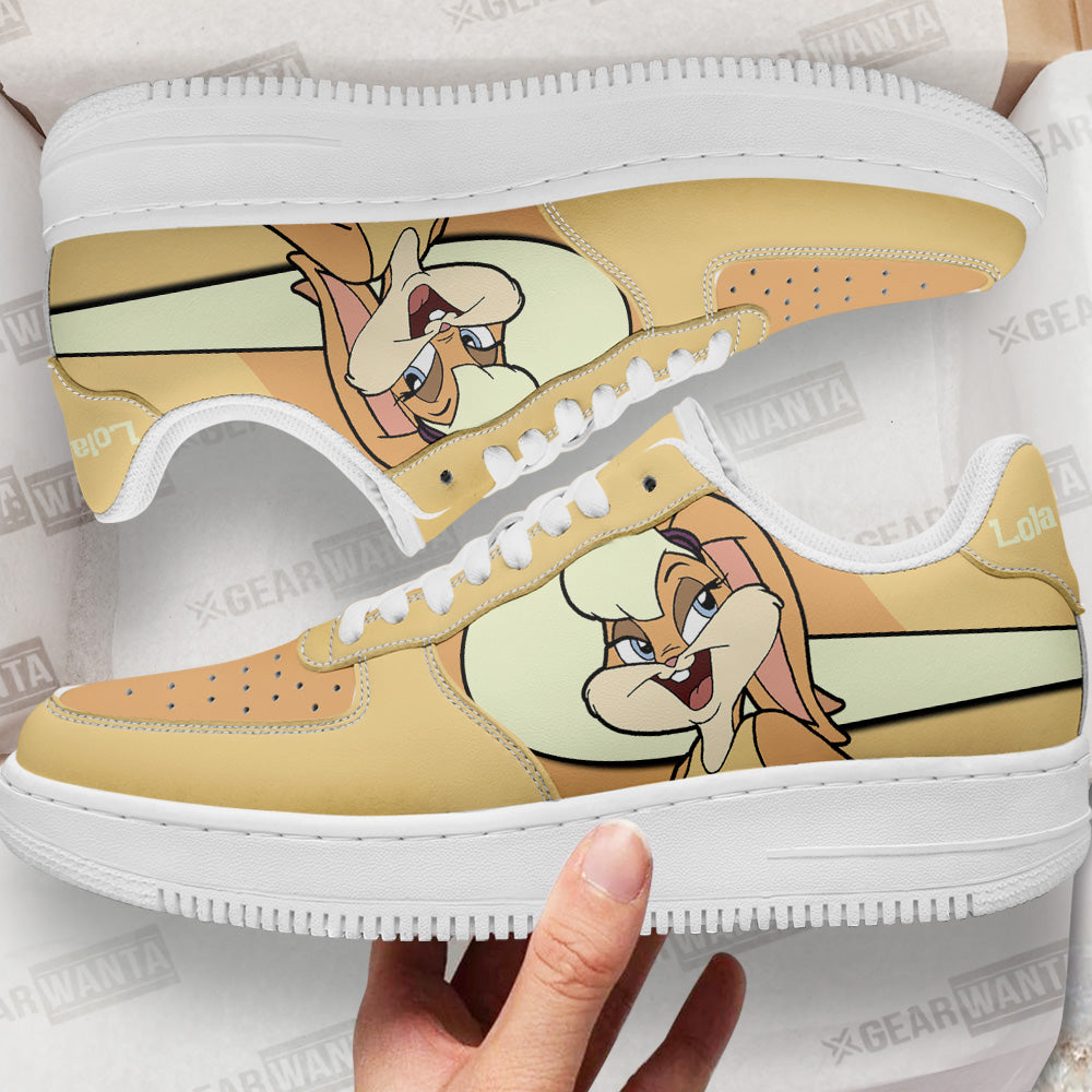 Lola Bunny Custom Cartoon Air Sneakers LT13- Cuztomshoes