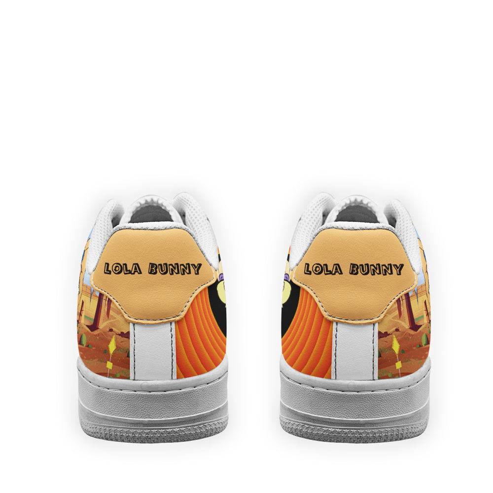 Lola Bunny Looney Tunes Custom Air Sneakers QD14- Cuztomshoes