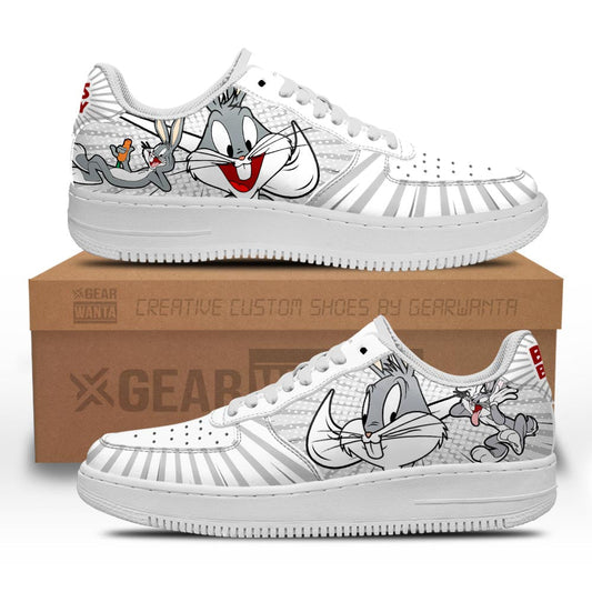 Looney Tunes Bugs Bunny Air Sneakers Custom- Cuztomshoes