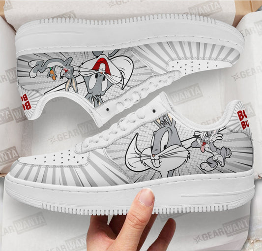 Looney Tunes Bugs Bunny Air Sneakers Custom- Cuztomshoes