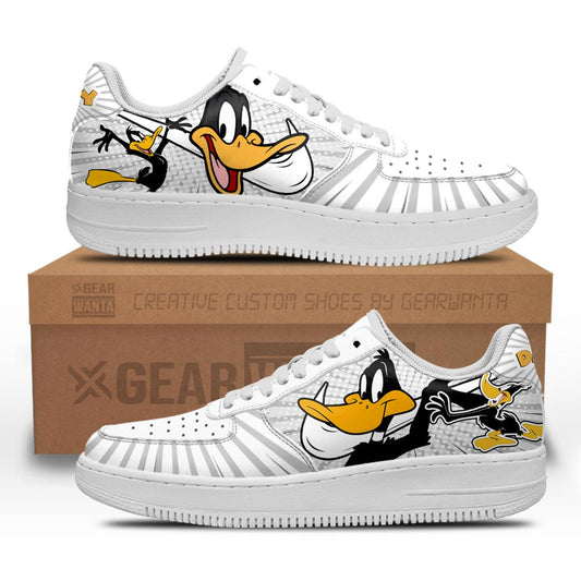 Looney Tunes Daffy Air Sneakers Custom- Cuztomshoes