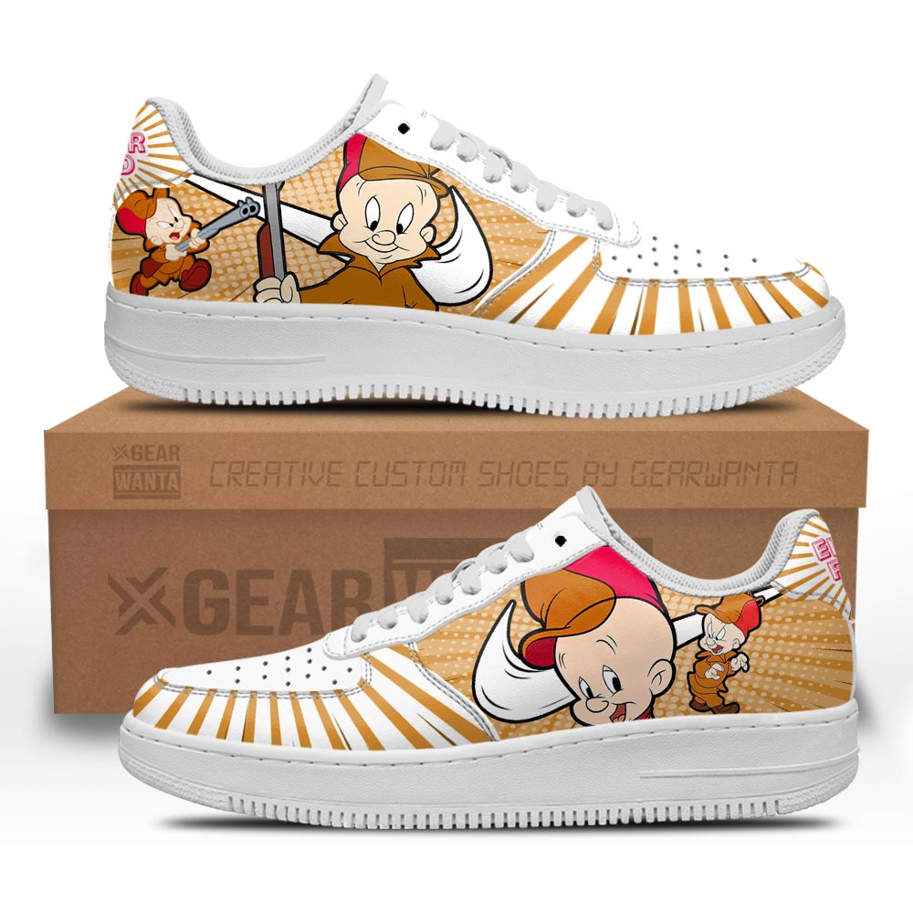 Looney Tunes Elmer Air Sneakers Custom- Cuztomshoes