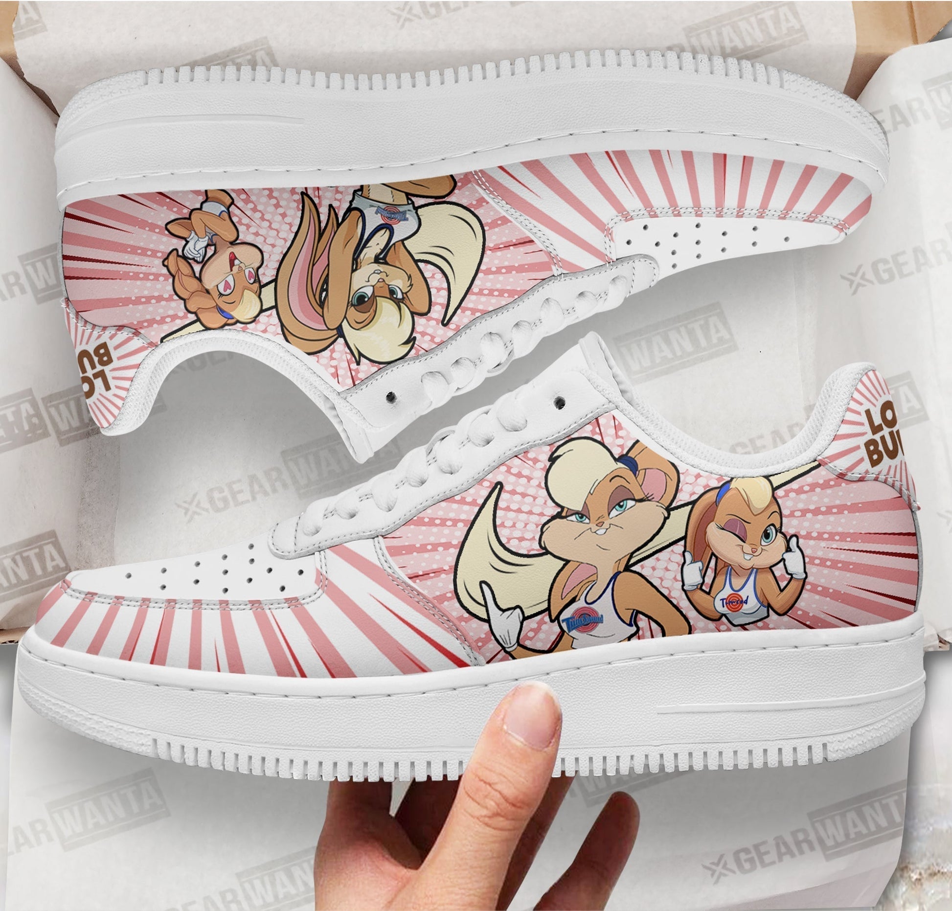 Looney Tunes Lola Bunny Air Sneakers Custom- Cuztomshoes