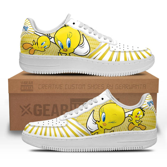 Looney Tunes Tweety Air Sneakers Custom- Cuztomshoes