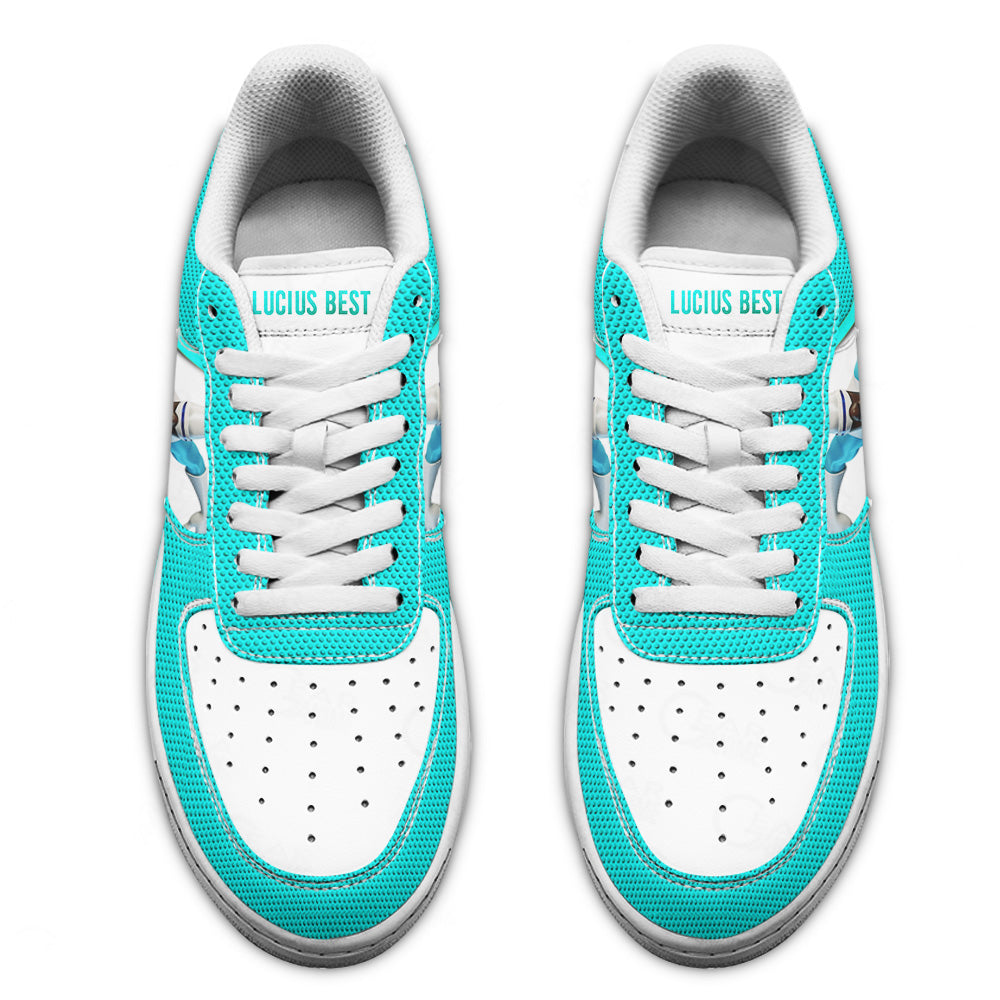 Lucius Best Air Sneakers Custom Incredible Family Cartoon Shoes- Cuztomshoes
