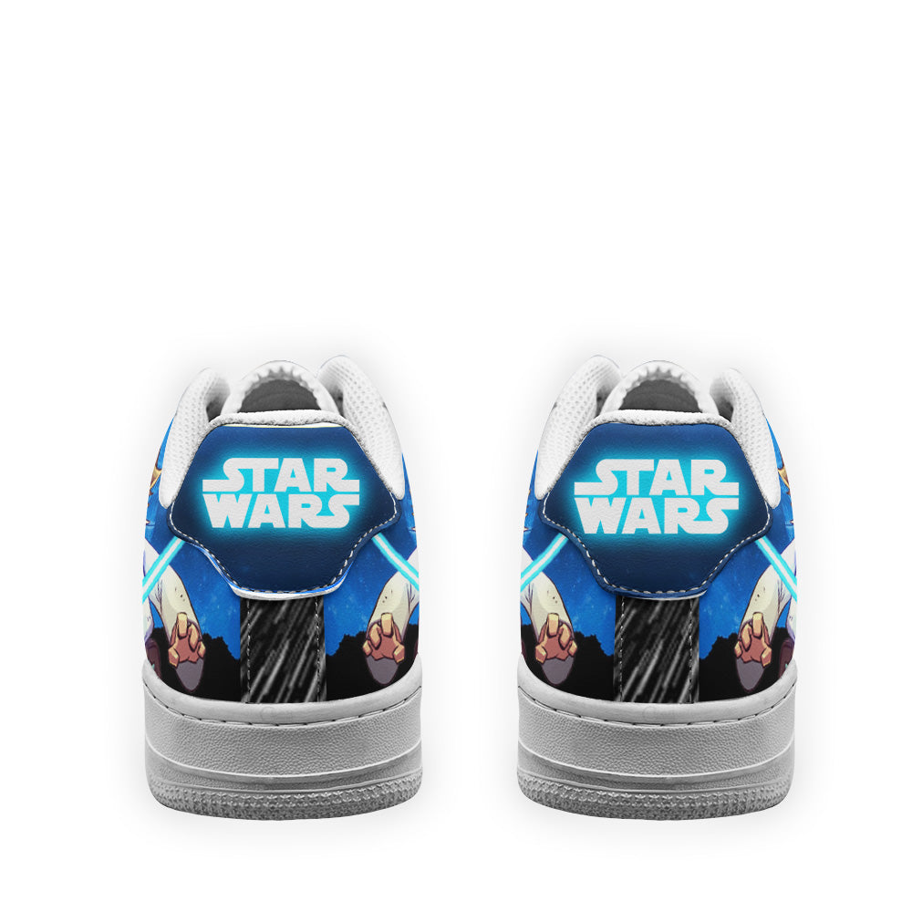 Luke Skywalker Air Sneakers Custom Star Wars Shoes- Cuztomshoes