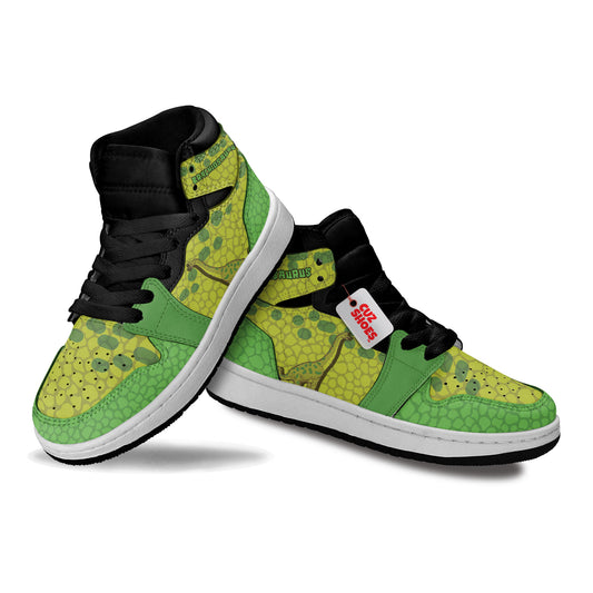 Brachiosaurus Kids Sneakers Custom Dinosaur Shoes MV3006- cuztomshoes.com