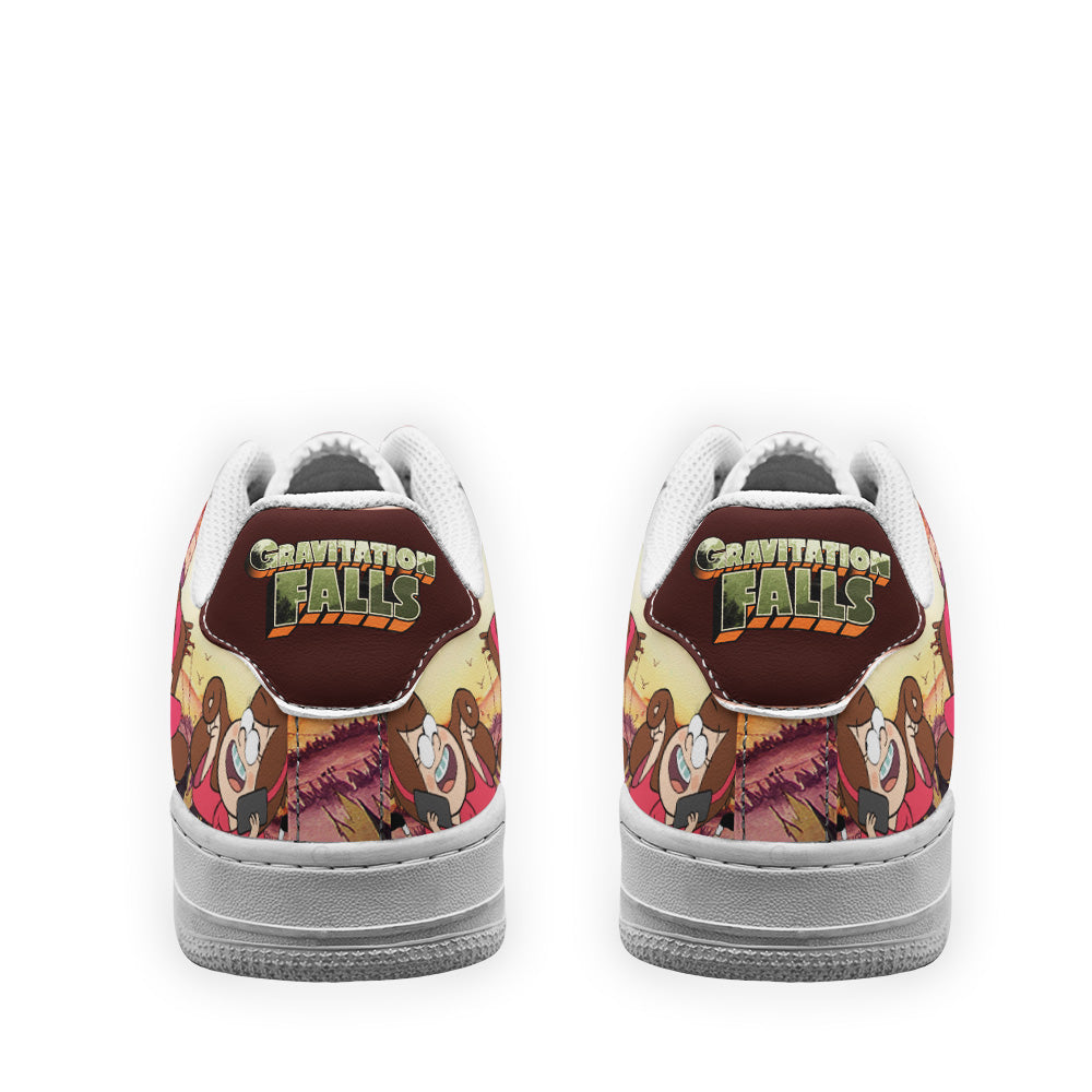 Mabel Pines Gravity Falls Air Sneakers Custom Cartoon Shoes- Cuztomshoes