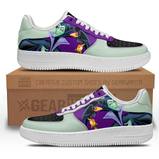 Maleficent Custom Air Sneakers LT06- Cuztomshoes