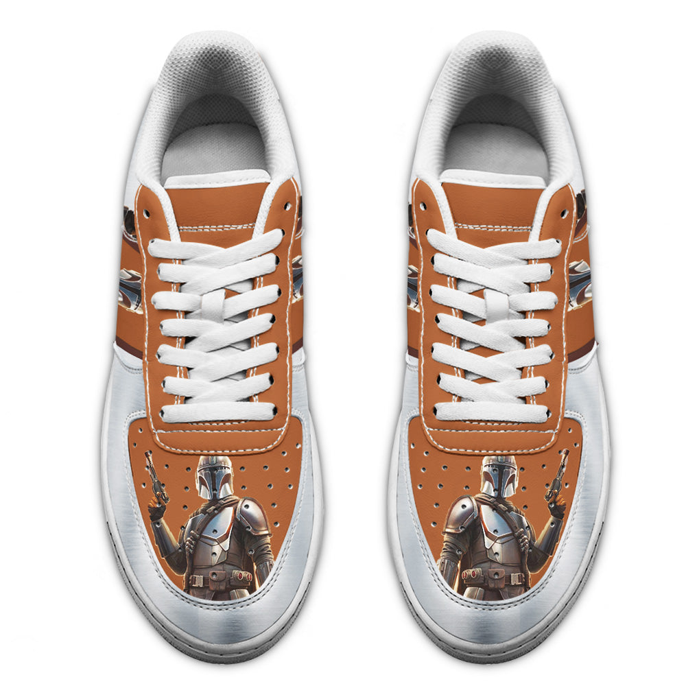 Mandalorian Star Wars Custom Air Sneakers LT11- Cuztomshoes