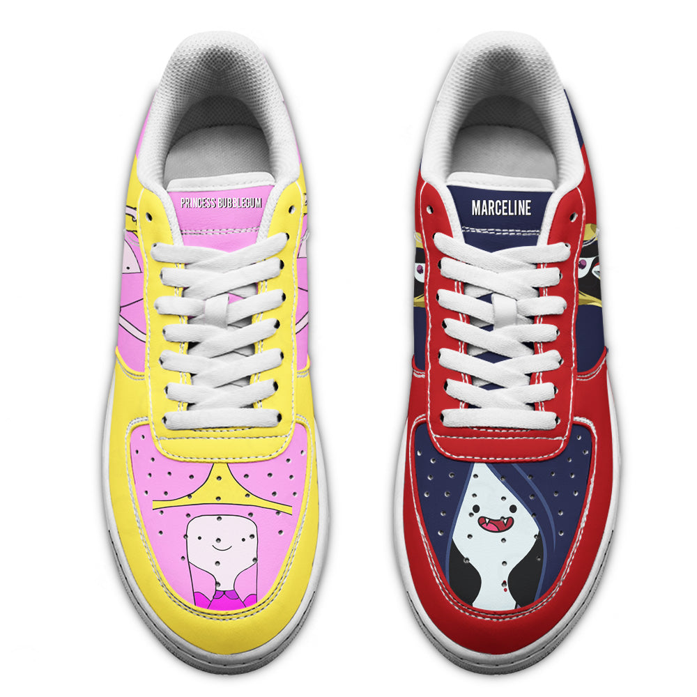 Marceline and Bubblegum Air Sneakers Custom Adventure Time Shoes- Cuztomshoes