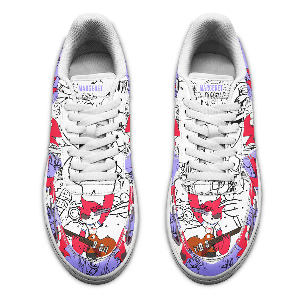 Margaret Smith Regular Show Air Sneakers Custom Cartoon Shoes- Cuztomshoes