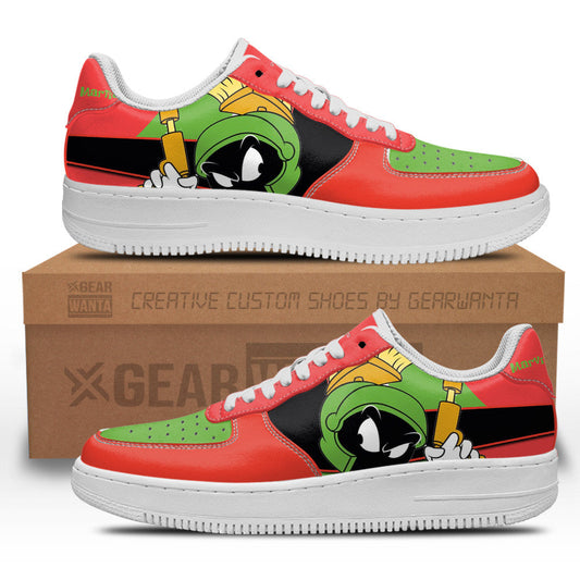 Marvin the Martian Custom Cartoon Air Sneakers LT1310- Cuztomshoes