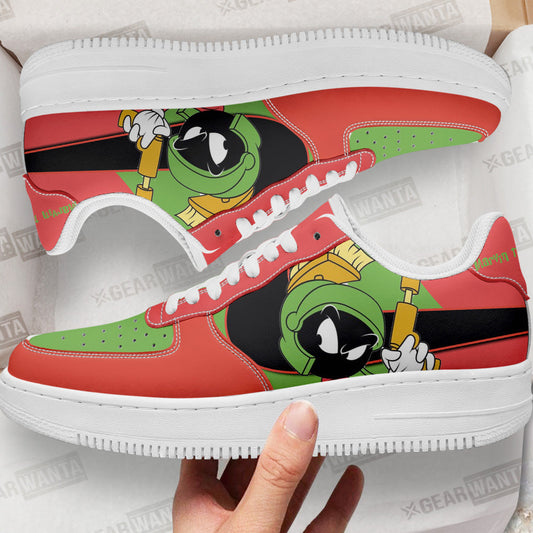 Marvin the Martian Custom Cartoon Air Sneakers LT1310- Cuztomshoes