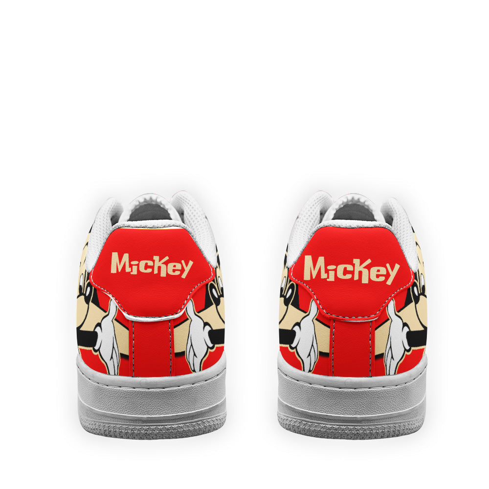 Mickey Custom Cartoon Air Sneakers LT13- Cuztomshoes