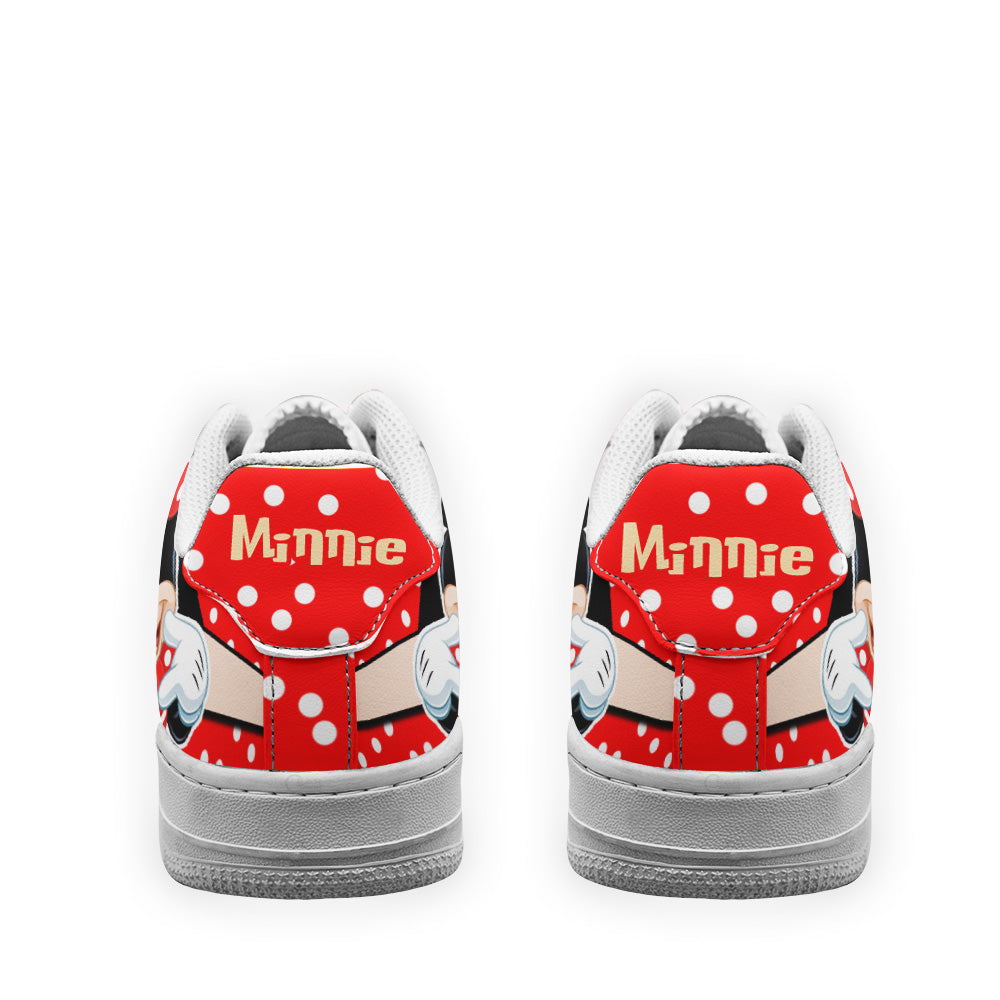 Minnie Custom Cartoon Air Sneakers LT13- Cuztomshoes